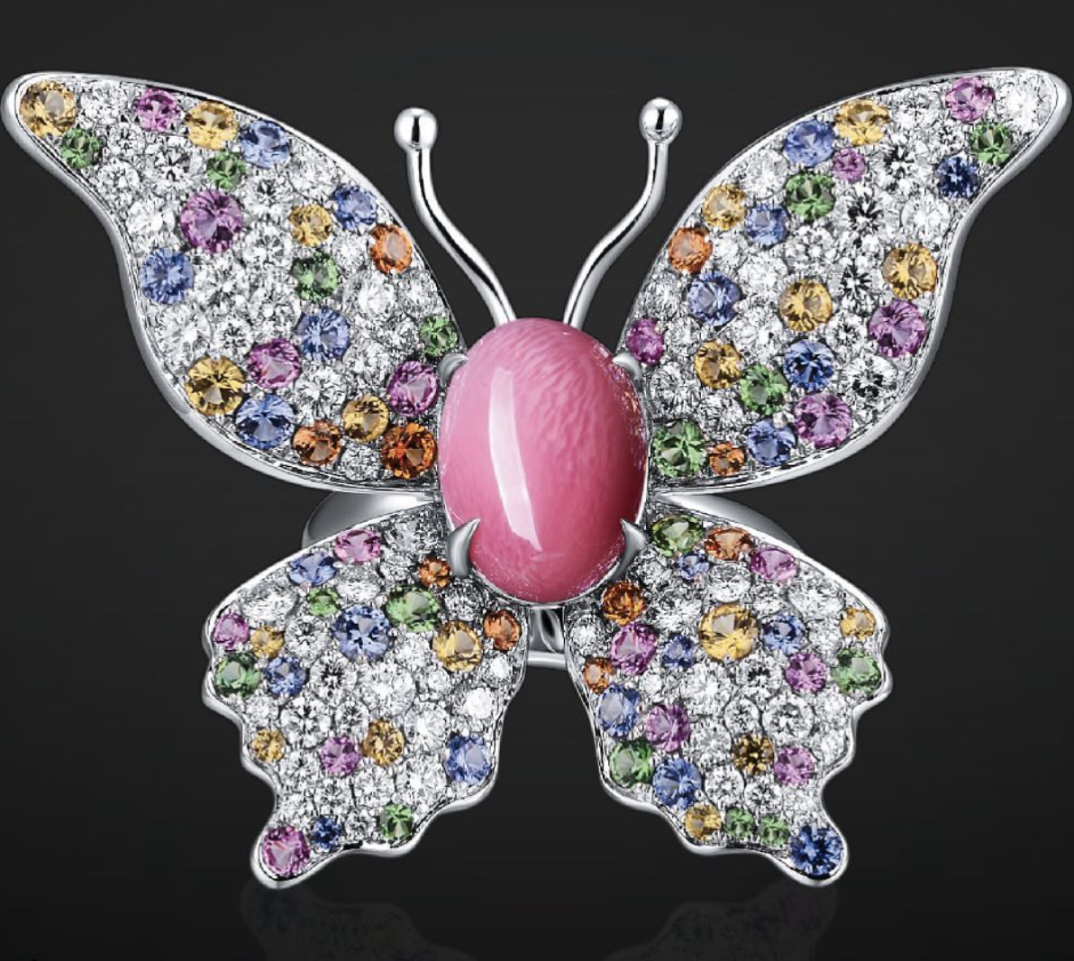 Maison Ternat Conch pearl butterfly